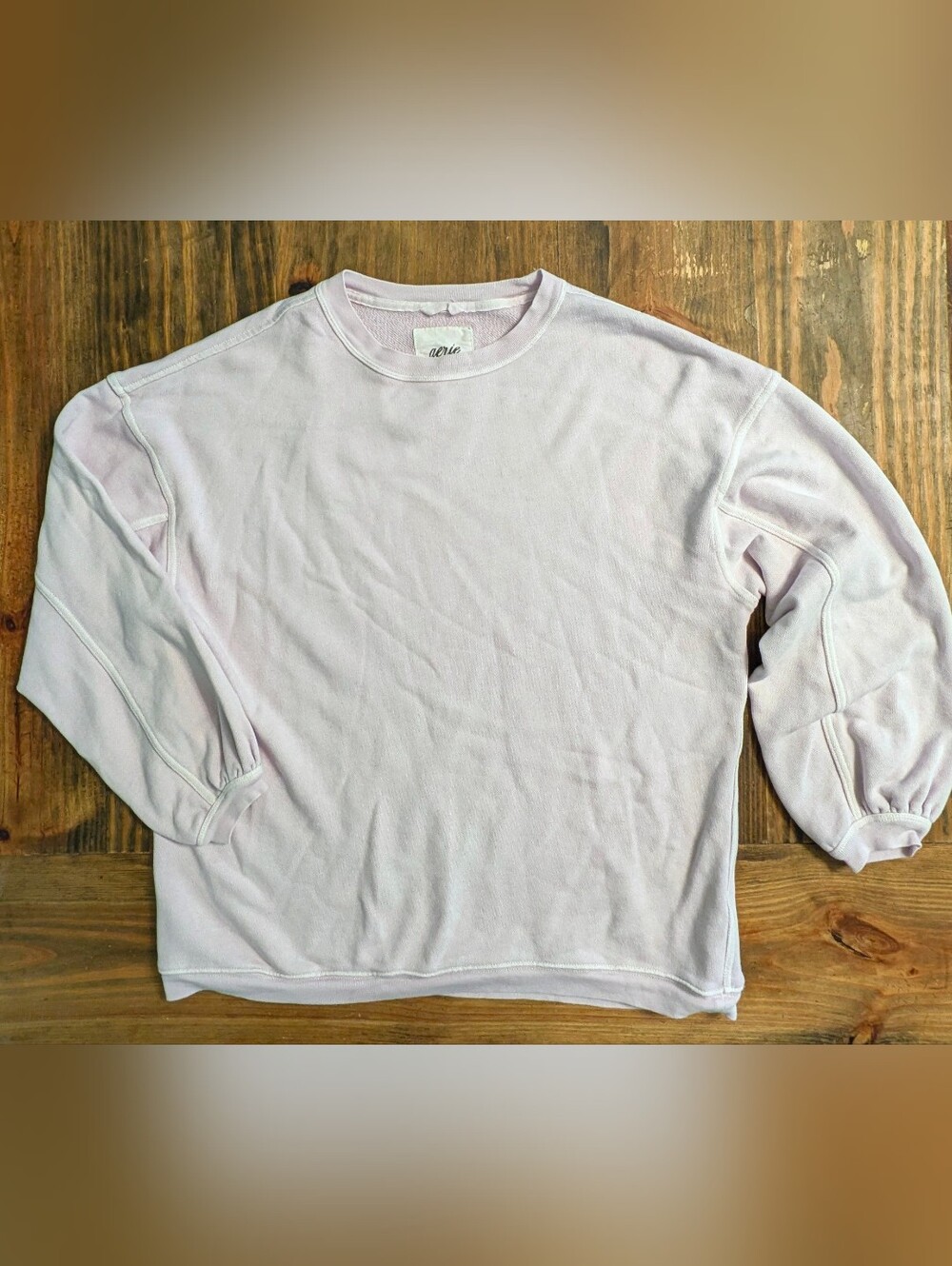 Aerie Sweatshirt Oversized Lavender Pink Shirt XS